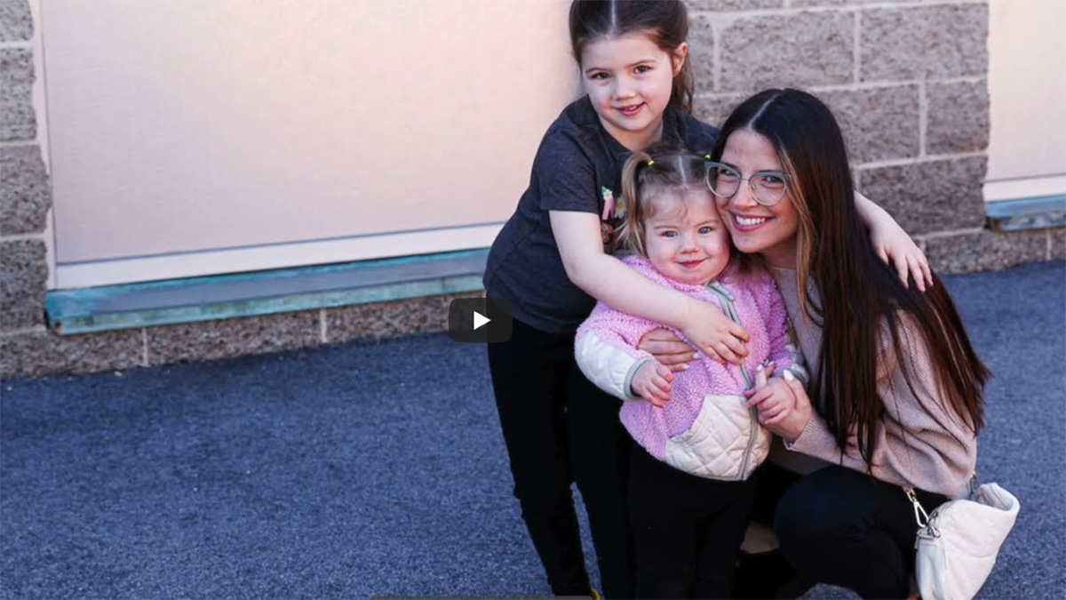 Hadley, Delaney, and Marissa (l. to r.) at Easterseals NH’s Early Childhood Center of Excellence